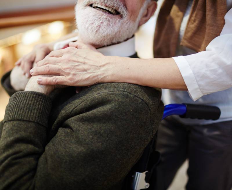 Aidant sénior en perte d'autonomie